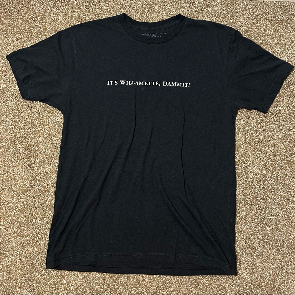Willamette Valley Vineyards Black T-Shirt